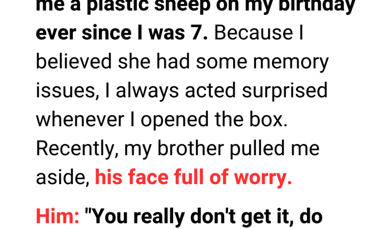 My Grandma Gave Me A Plastic Sheep On My Birthday For Years & I Only Discovered Their Secret Purpose After Her Death