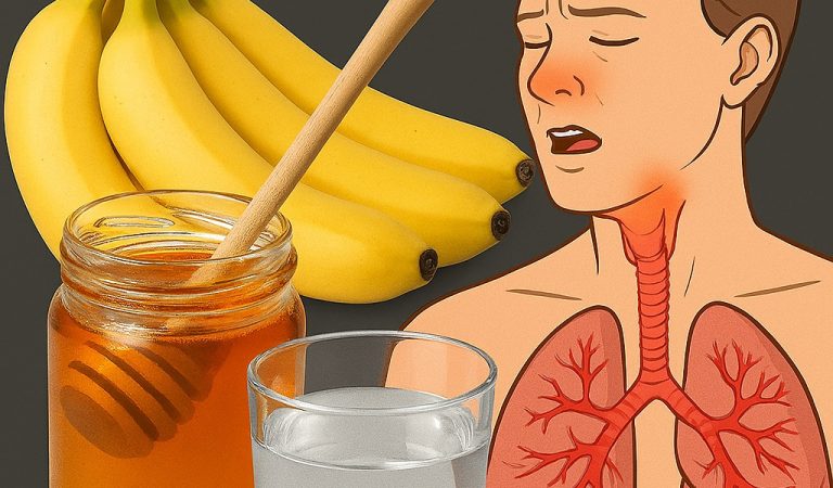 Mix Bananas, Honey, And Water: Cough And Bronchitis Will Disappear Naturally
