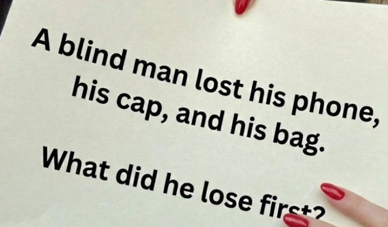 What did he lose first?