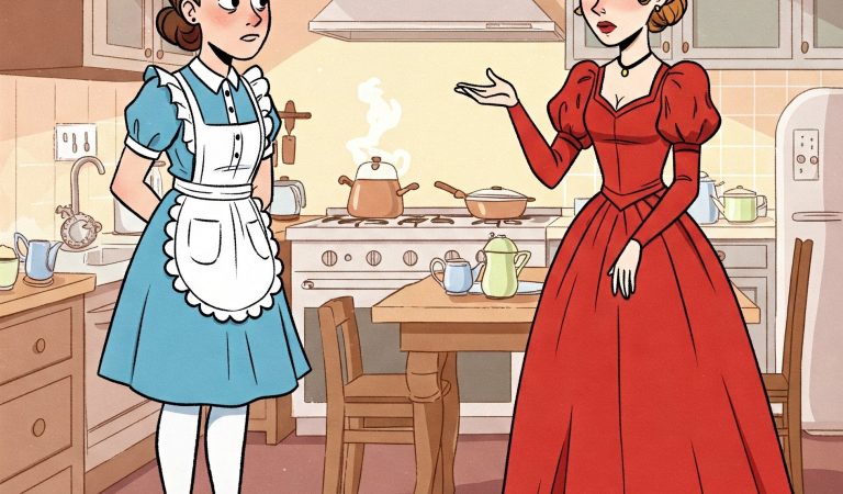 A maid asks for a pay rise.