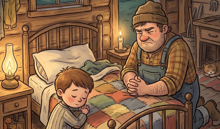 Uncle Abner came to visit.