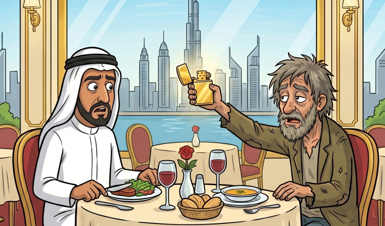 A Beggar Sold a $1M Lighter to a Millionaire