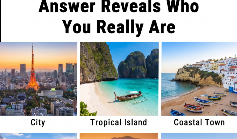 You must pick only one location to live in for the rest of your life: your answer reveals who you really are