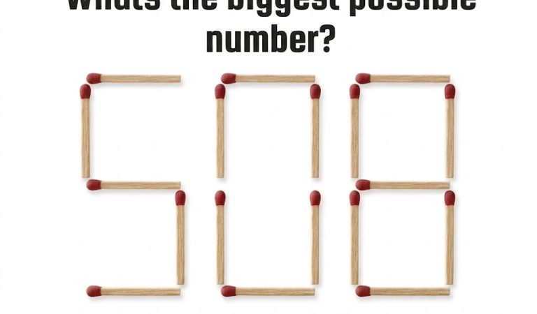 Only Move Two Matches, What Is The Biggest Possible Number?