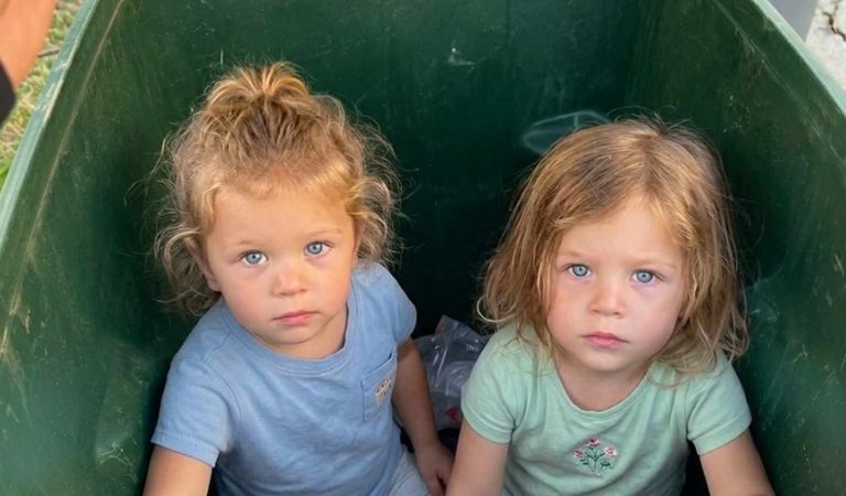 I Opened My Empty Trash Can and Found My New Neighbor’s Twin Girls Hiding Inside — One Whispered, “Please Don’t Tell Him We’re Here”