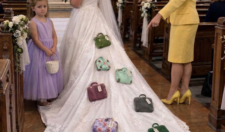 My Future MIL Sewed Tiny Suitcases onto My Wedding Train Because I Had a 7-Year-Old Daughter — When My Fiancé Realized Why, He Did Something She Never Expected