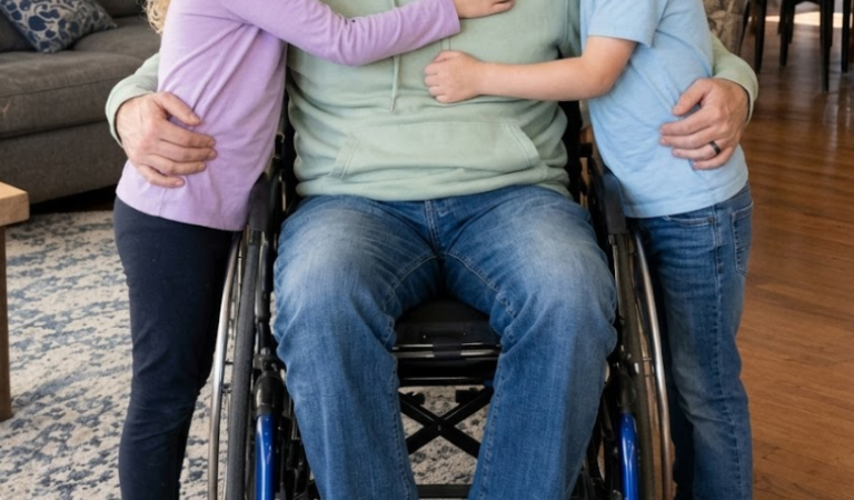 My Wife Left Me Paralyzed to Raise Our Twins Alone, Years Later, I Fell for a Mail Carrier, Until My Kids Said, “Dad, She Didn’t Meet Us by Accident”